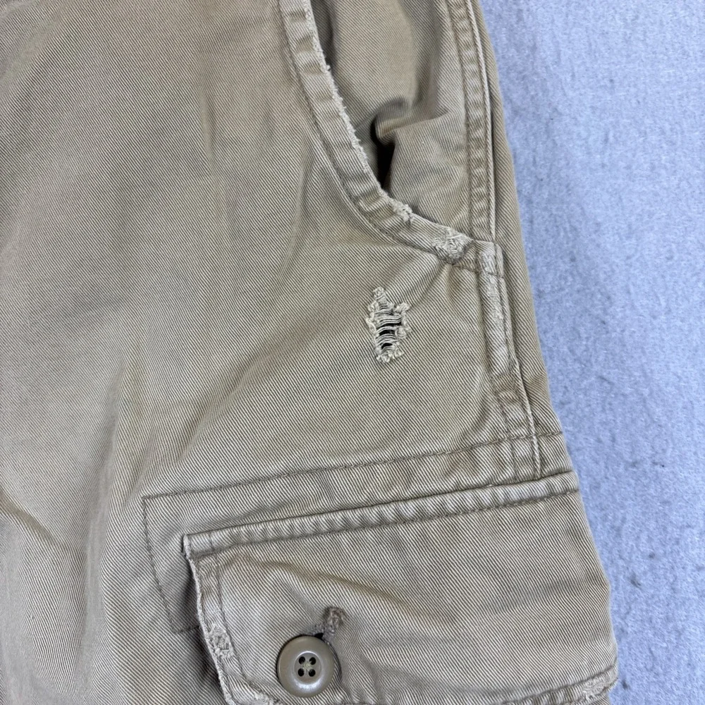 American Eagle Shorts Mens 30 Khaki Cargo Rugged Outdoor Utility Cotton 01977‎